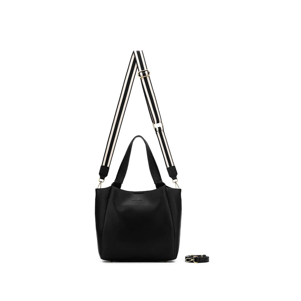 Black Caviar Handbag Grande Evelyn Black