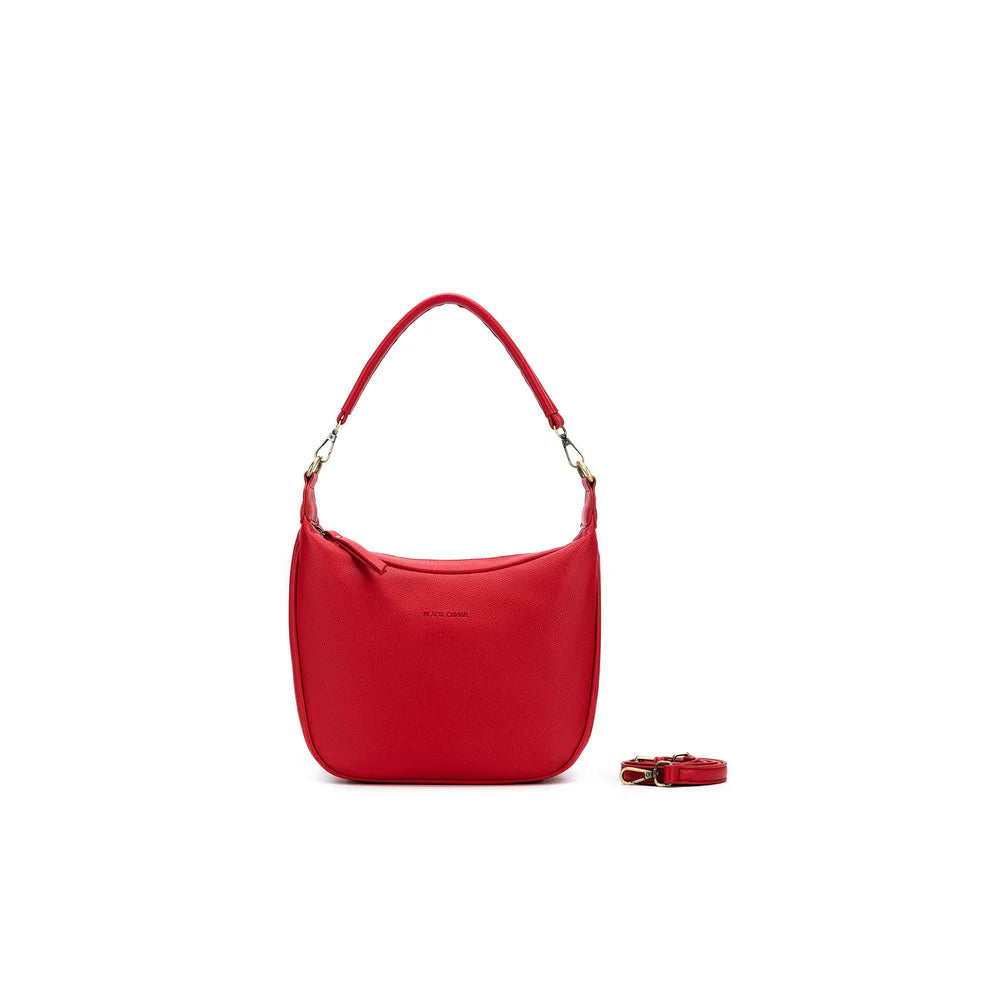 Black Caviar Handbag Mimi Red