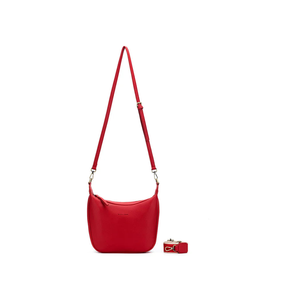 Black Caviar Handbag Mimi Red