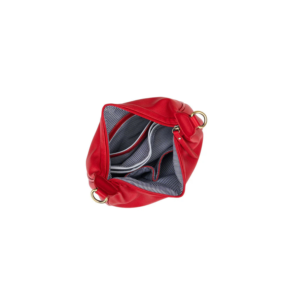 Black Caviar Handbag Mimi Red