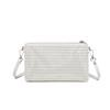 Black Caviar Milla crossbody handbag in white