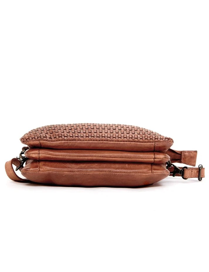 Saddle & Sash Handbag A0040 Tan