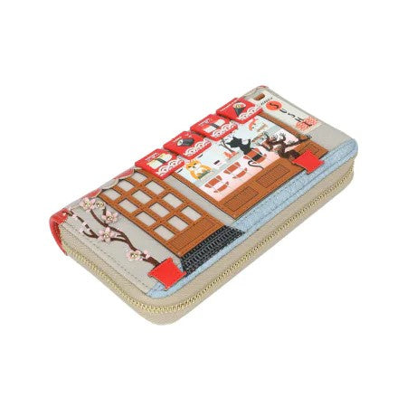 Vendula Sushi Grey Ziparound Wallet L