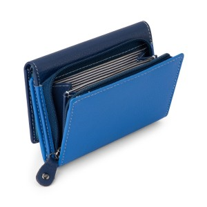 Franco Bonini Purse 21-08 Blue Multi