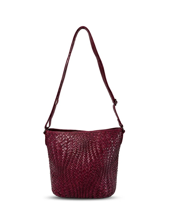 Saddle & Sash Handbag A0036 Purple