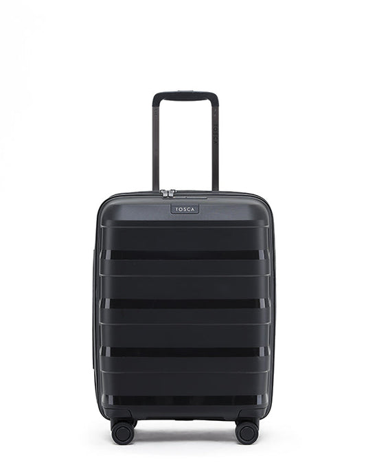 Tosca Comet 55cm hardcase suitcase in black
