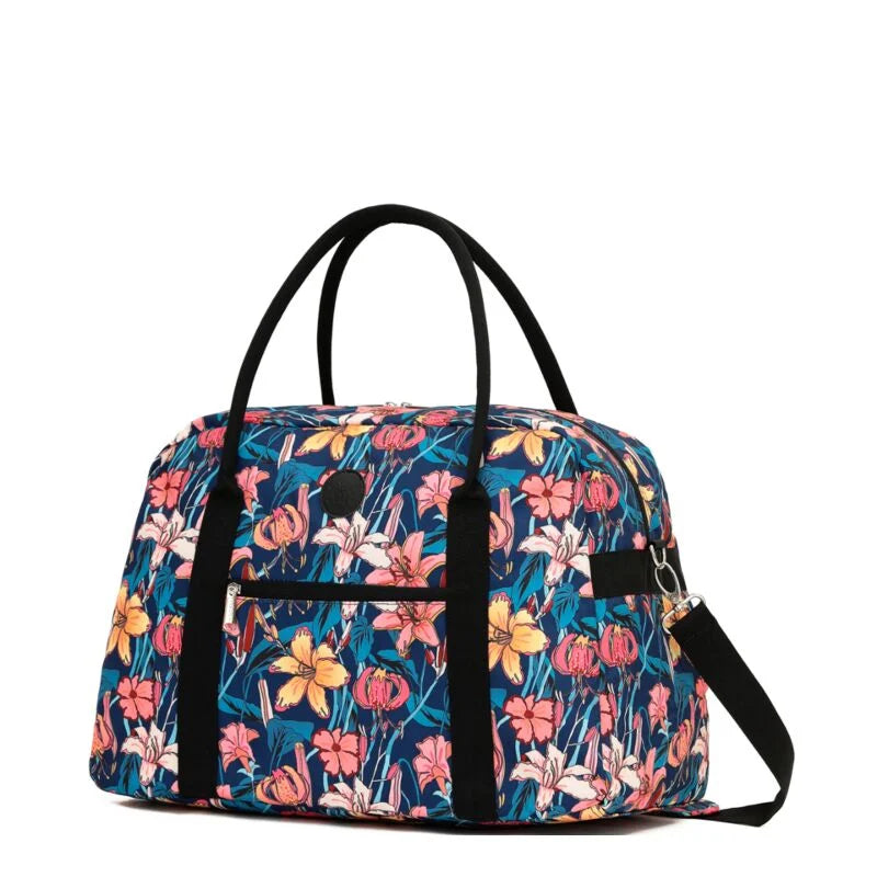 Tosca Duffle Bag TCA935 Blue Flower