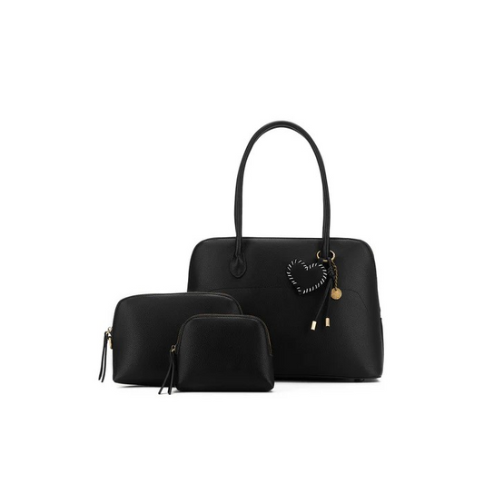 Black Caviar Handbag Francesca Black