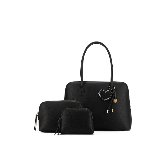 Black Caviar Handbag Francesca Black