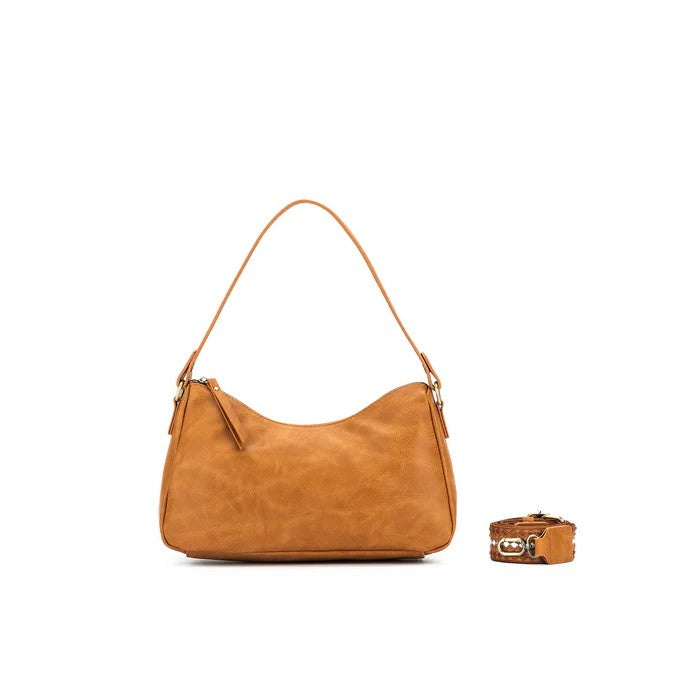 Black Caviar Handbag Claudette Tan