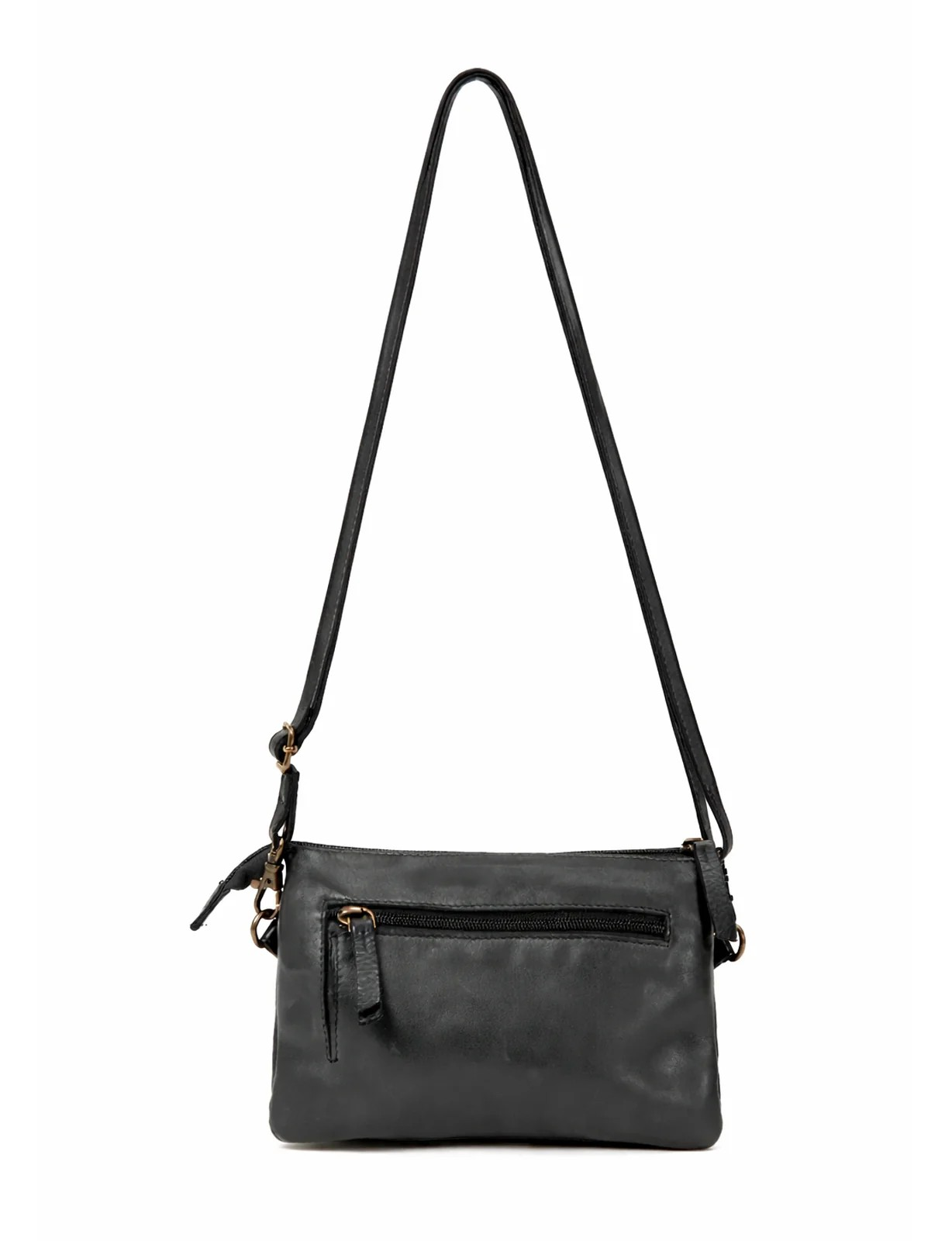 Saddle & Sash Handbag A0014 Black