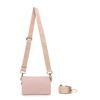 Black Caviar Edie clutch handbag in pink