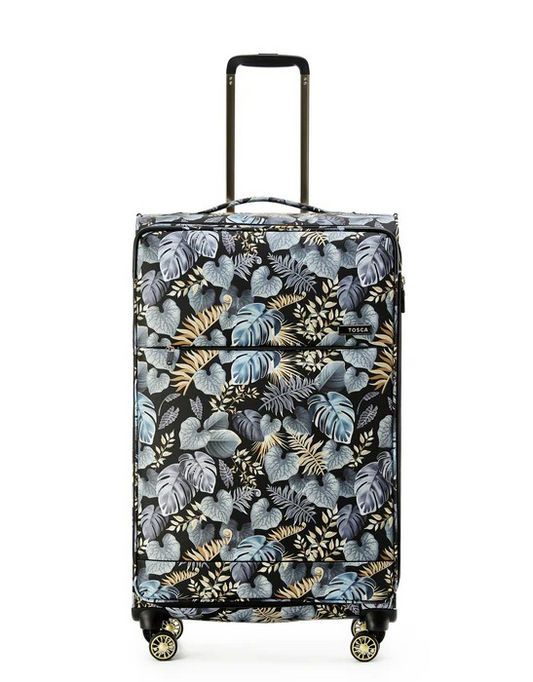 Tosca So Lite 79cm softcase suitcase in gold palm