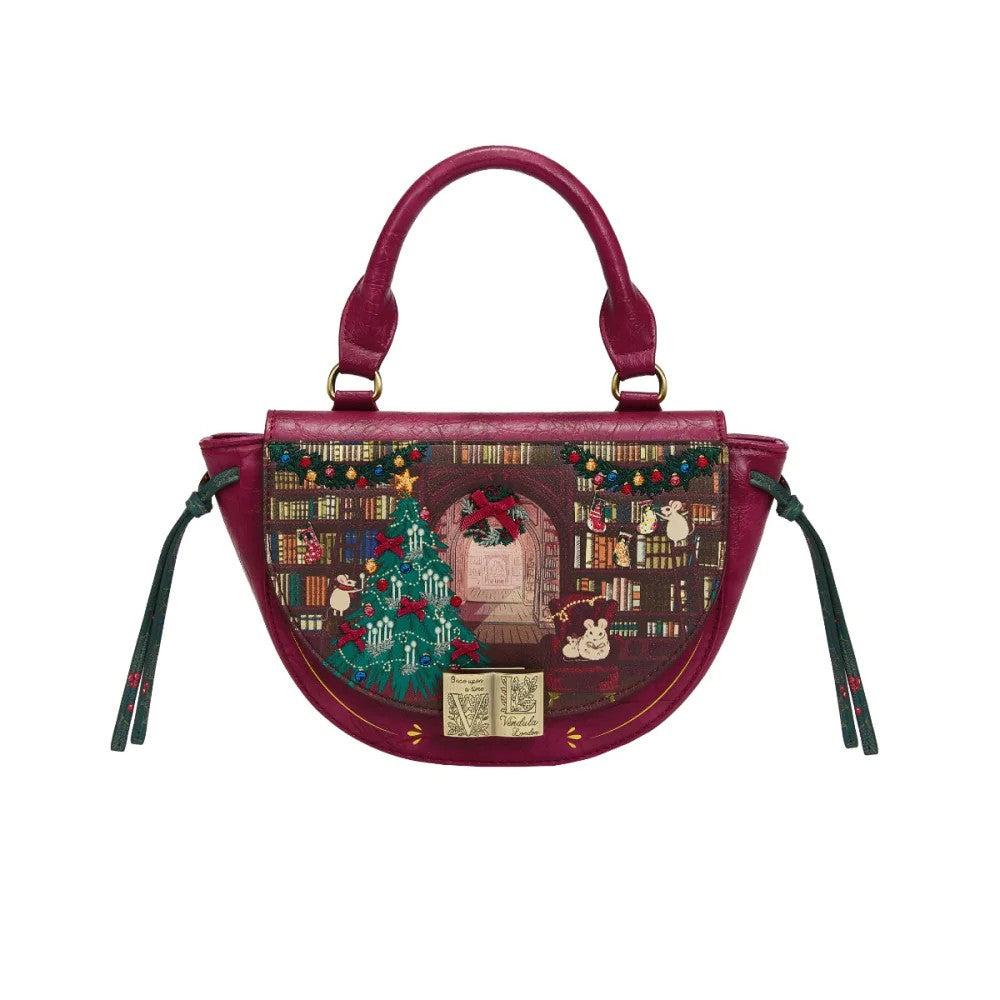 Vendula Christmas Library Winged Top Bag