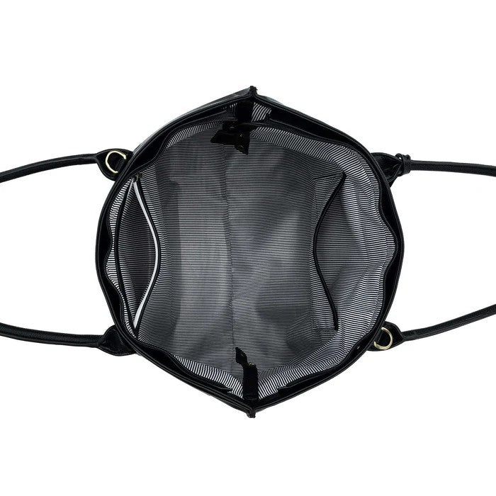 Black Caviar Handbag Harriet Black