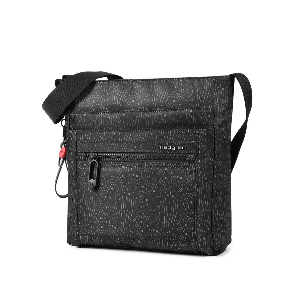Hedgren HIC370 shoulder bag in floral black