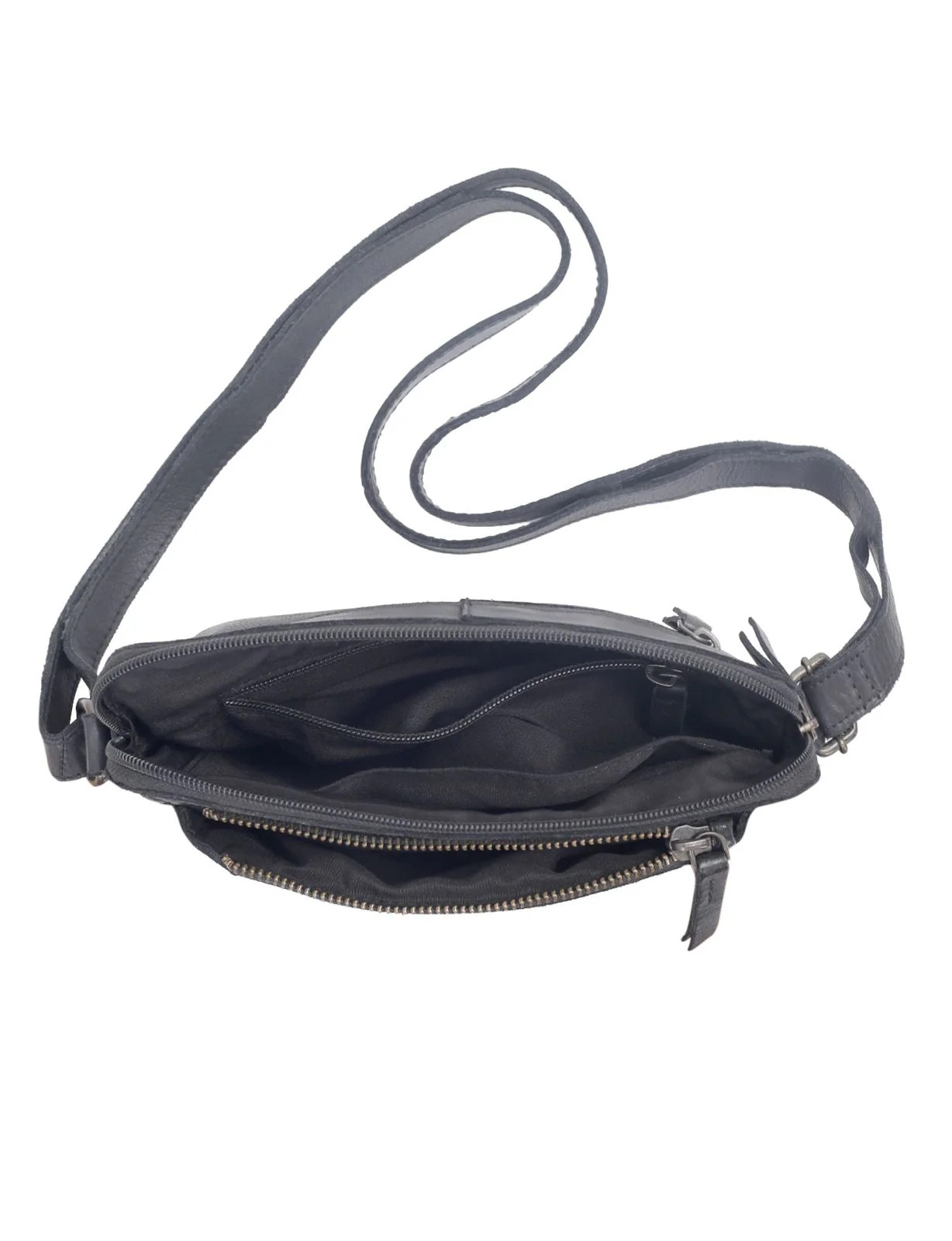 Saddle & Sash Handbag A0005 Black