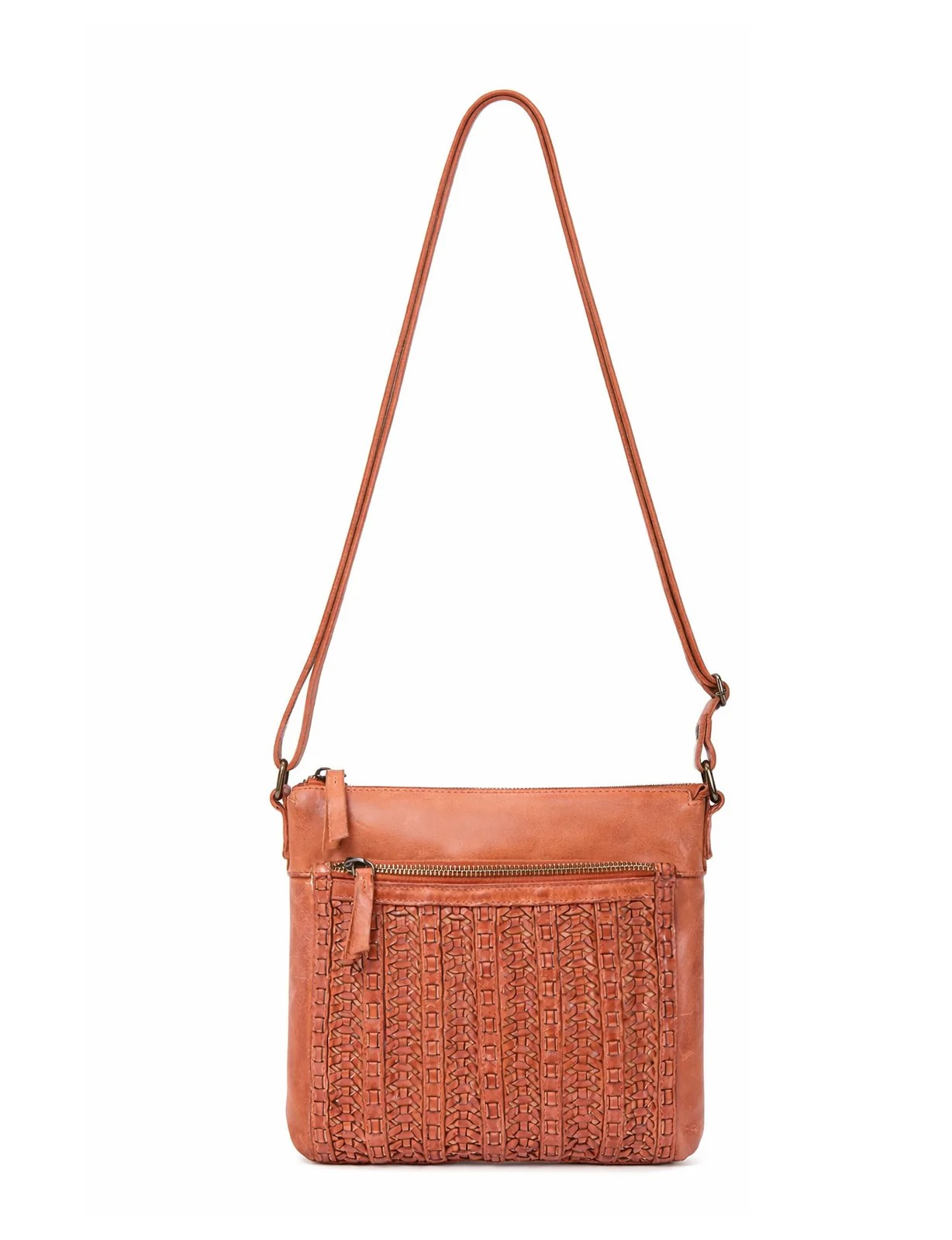 Saddle & Sash Handbag A0011 Tan