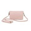 Black Caviar Edie clutch handbag in pink