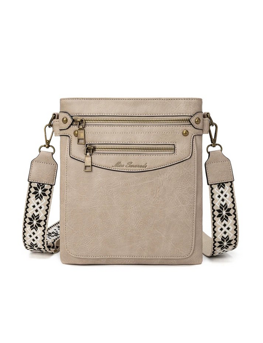 Miss Serenade Handbag XB-2394 Taupe