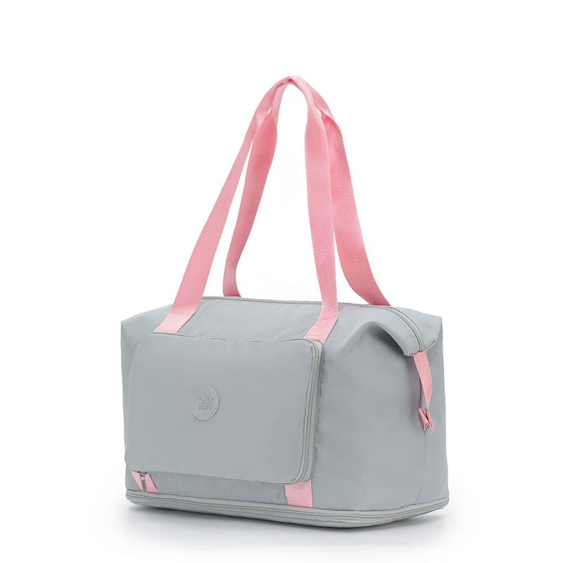 Tosca Foldable Bag TCA064 Grey/Pink