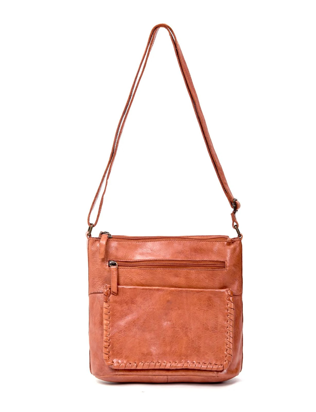Saddle & Sash Handbag A0020 Tan