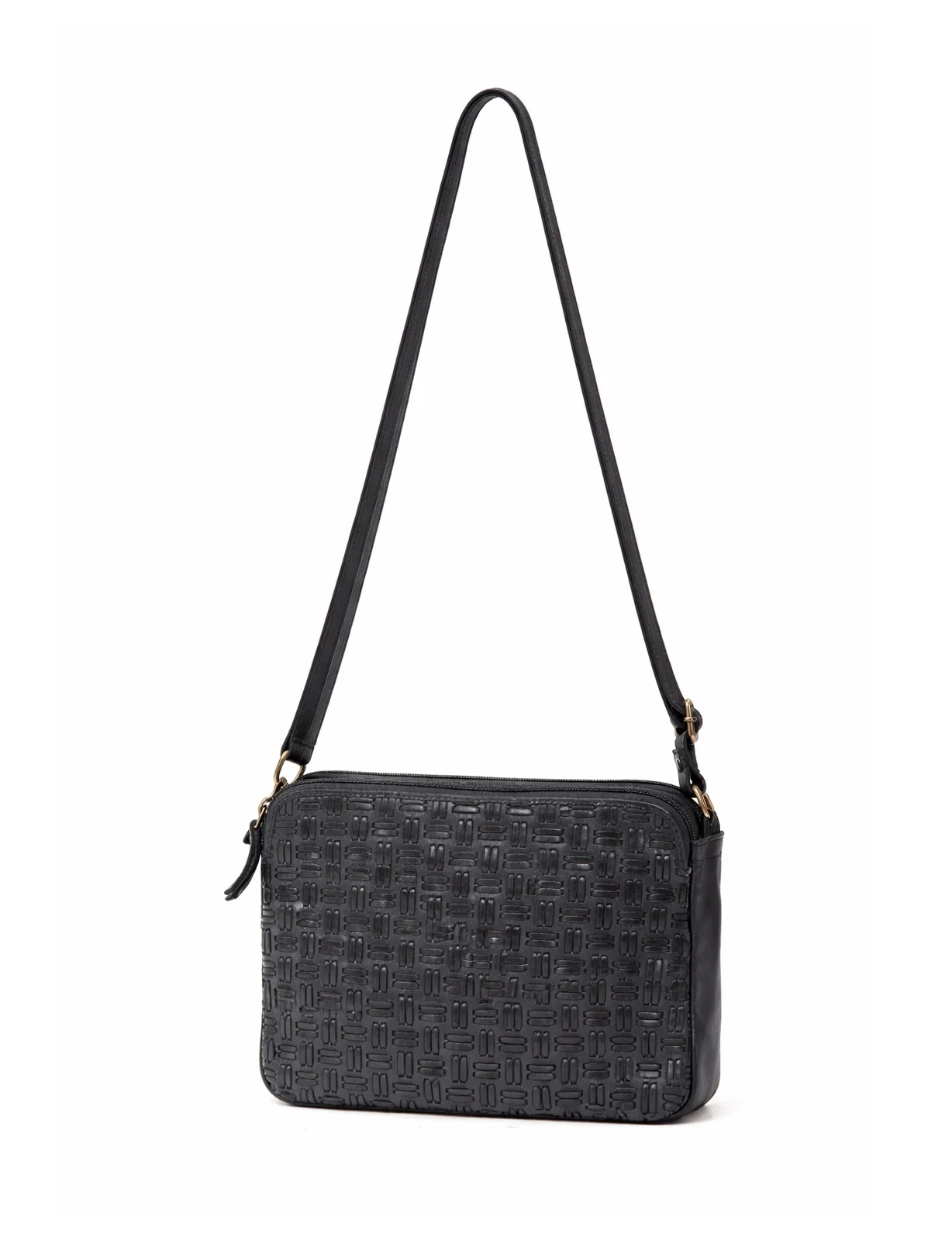 Saddle & Sash Handbag A0019 Black