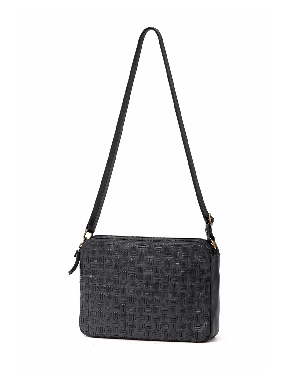 Saddle & Sash Handbag A0019 Black