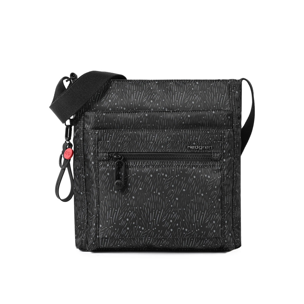 Hedgren HIC370 shoulder bag in floral black