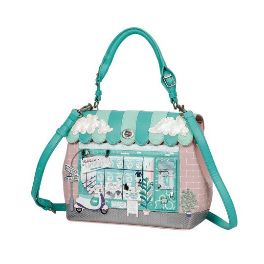 Vendula Bubble Cats Laundromat Grace Bag