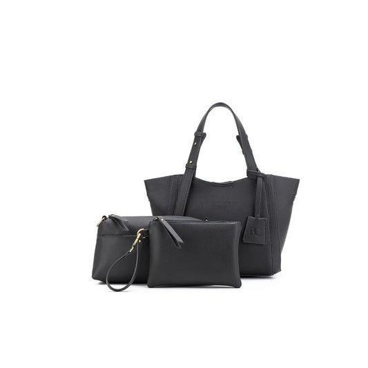 Black Caviar Handbag Mini Lauren Grey