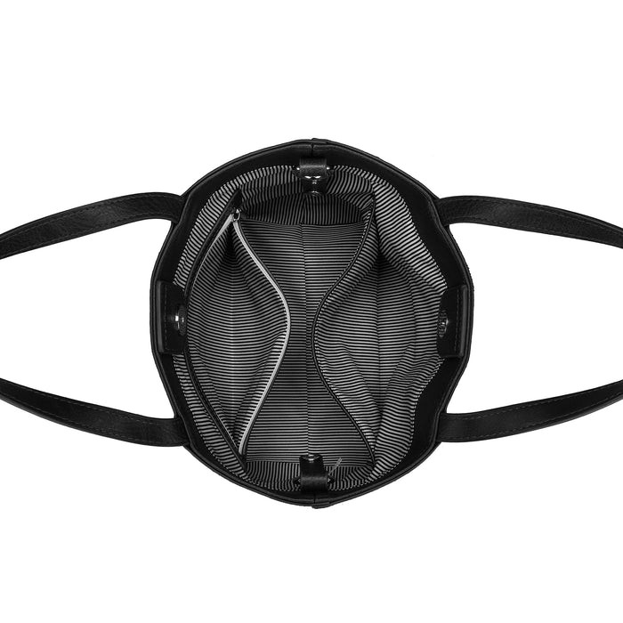 Black Caviar Handbag Tiffany Black