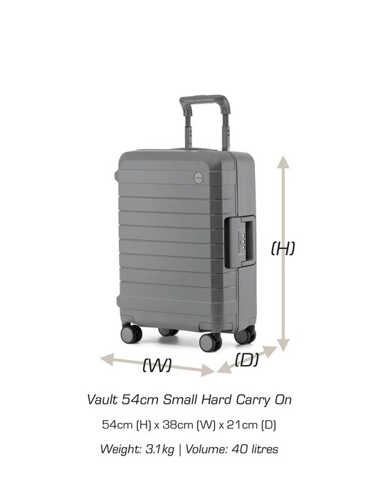 Tosca Vault 54cm Case TCA219 Grey