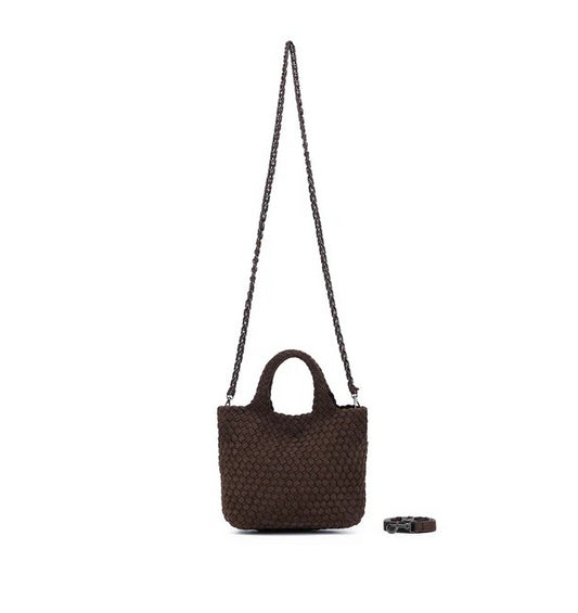 Black Caviar Handbag Cherie Chocolate
