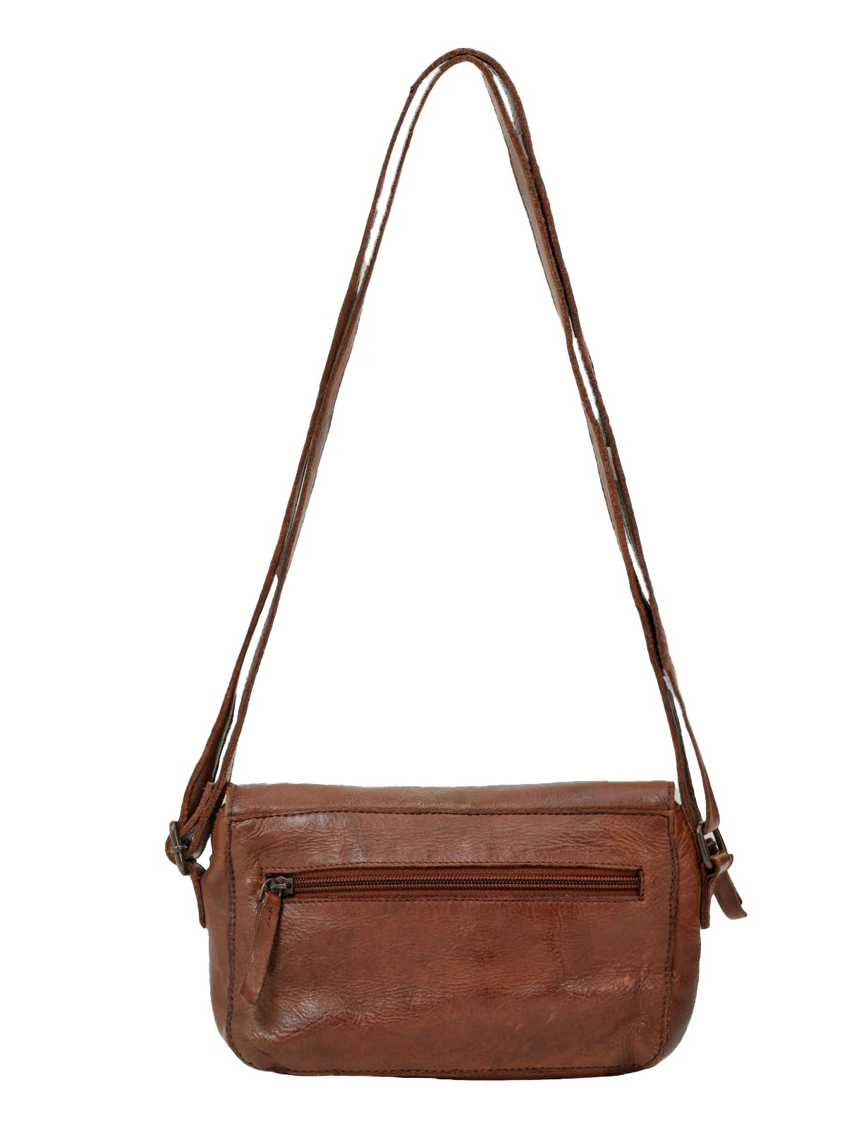 Saddle & Sash Handbag A0004 Cognac