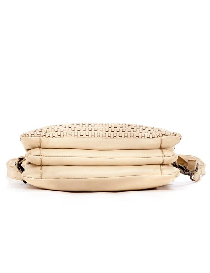 Saddle & Sash Handbag A0040 Taupe