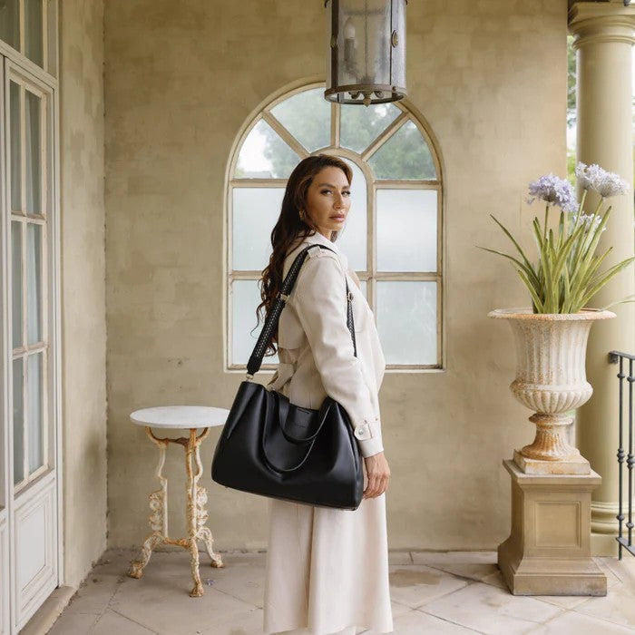 Black Caviar Handbag Sylvie Black