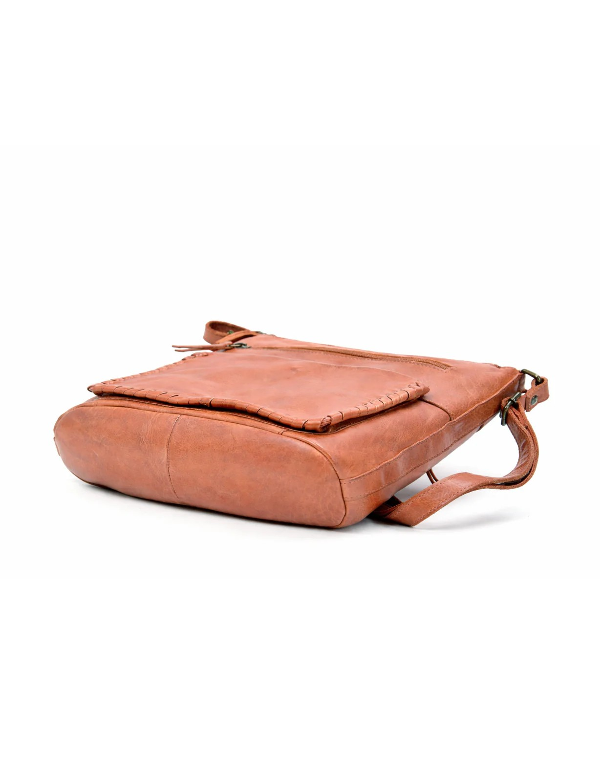 Saddle & Sash Handbag A0020 Tan