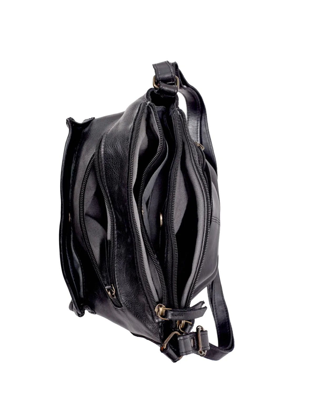 Saddle & Sash Handbag A0020 Black