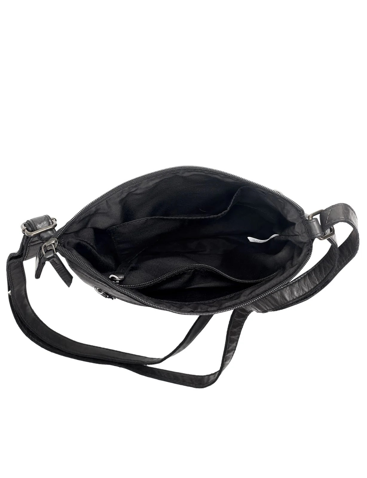 Saddle & Sash Handbag A0007 Black