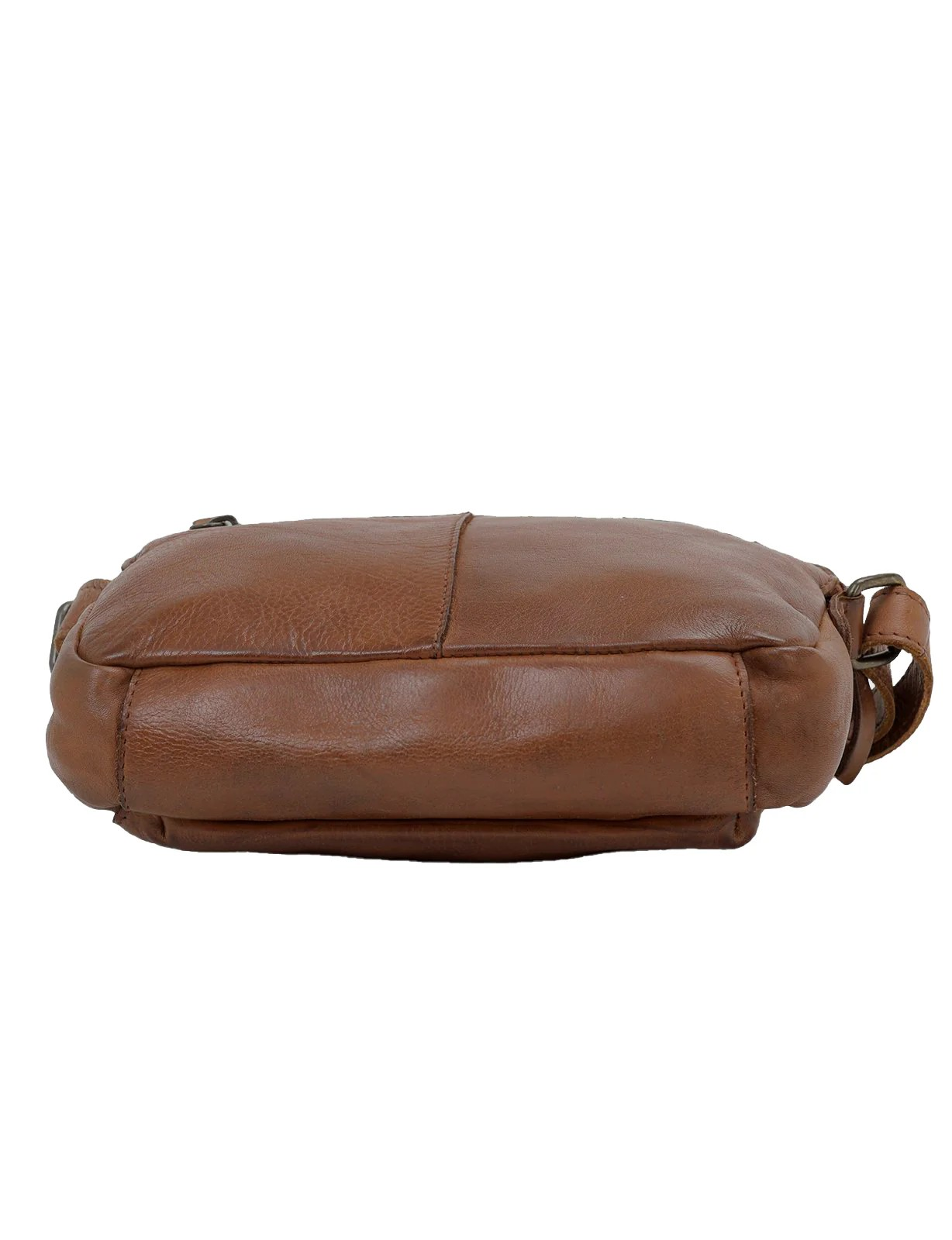 Saddle & Sash Handbag A0005 Cognac