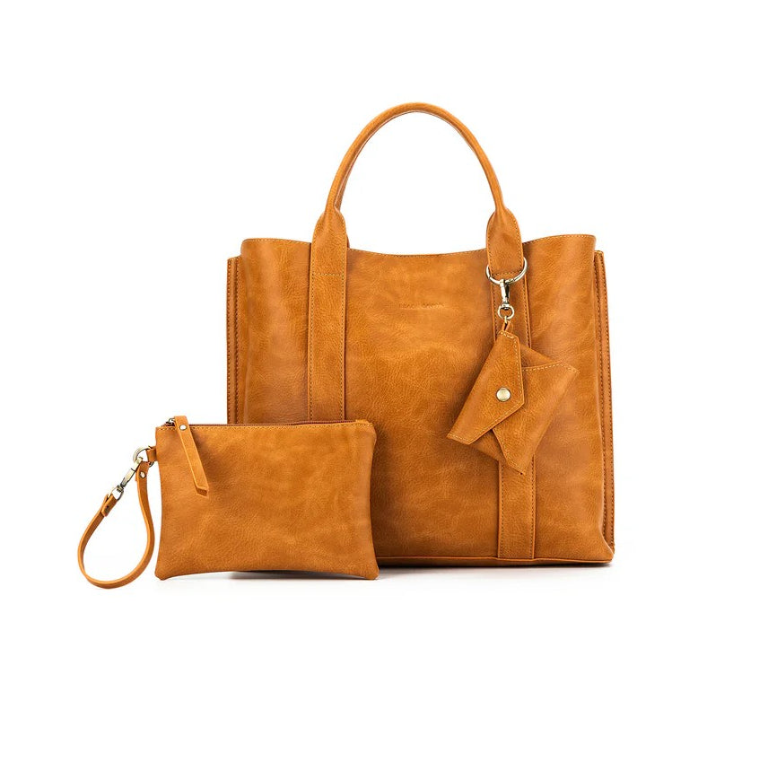 Black Caviar Handbag Margaux Tan